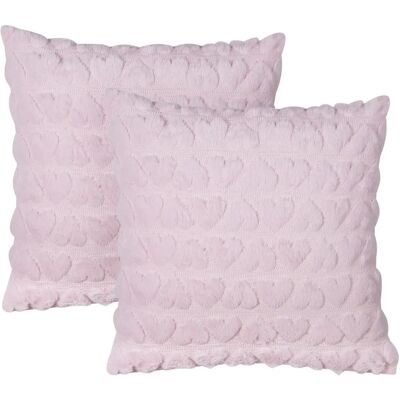 Beliani ASTRANTIA Cushions Rose - Cushions - Publicité Beliani ASTRANTIA Cushions Rose - Cushions - Publicité