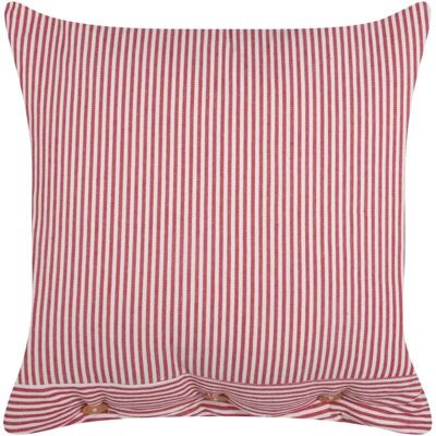 Cojín Decorativo Rojo y Blanco de Algodón Beliani 45x45cm Estilo Retro Cojín Decorativo Rojo y Blanco de Algodón Beliani 45x45cm Estilo Retro