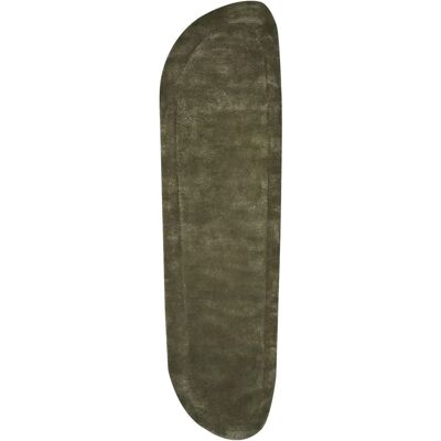 Tapis en Viscose et Laine Vert Foncé - Style Moderne - Publicité Tapis en Viscose et Laine Vert Foncé - Style Moderne - Publicité