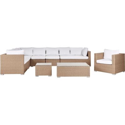 Ensemble de Jardin Beige Arena Rotin - Type de Jardin - Publicité Ensemble de Jardin Beige Arena Rotin - Type de Jardin - Publicité