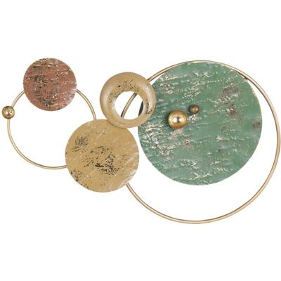 Beliani Wanddekoration Gold Eisen Metall Skulptur Geometrische Wandkunst Abstrakt Glam Modern - Wanddekoration Beliani Wanddekoration Gold Eisen Metall Skulptur Geometrische Wandkunst Abstrakt Glam Modern - Wanddekoration