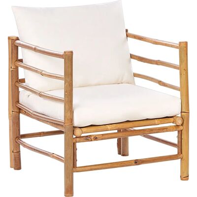 Beliani Sessel Hell Bambus Holz - Sessel Beliani Sessel Hell Bambus Holz - Sessel