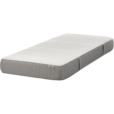 Beliani Memory Foam Patja - Valkoinen ja Harmaa - 90x200cm - Kiinteä Beliani Memory Foam Patja - Valkoinen ja Harmaa - 90x200cm - Kiinteä