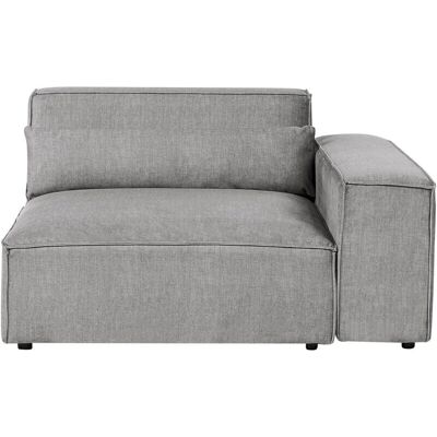 Beliani Sofá Esquinero Modular Gris - Sofá Seccional Beliani Sofá Esquinero Modular Gris - Sofá Seccional
