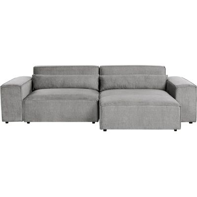 Sofá Esquinero Modular de 2 Plazas Grey con Patas Negras Moderno para Sala de Estar Sofá Esquinero Modular de 2 Plazas Grey con Patas Negras Moderno para Sala de Estar