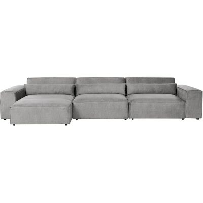 Beliani Harmaa Modulaarinen 3-istuttava Sohva - Huonekalut Beliani Harmaa Modulaarinen 3-istuttava Sohva - Huonekalut