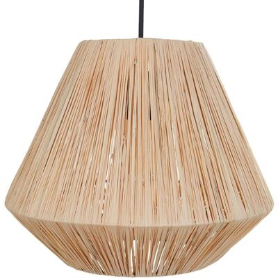 Lámpara Colgante de Paja Natural - Estilo Boho de Beliani Lámpara Colgante de Paja Natural - Estilo Boho de Beliani