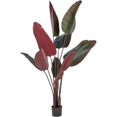 Beliani Artificial Banana Tree Green Black 170cm Indoor Decor Beliani Artificial Banana Tree Green Black 170cm Indoor Decor