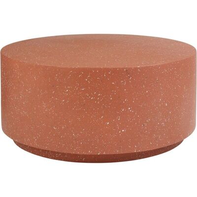 Beliani Punainen Terrazzo MgO Pyöreä Sohvapöytä - Sohvapöytä Beliani Punainen Terrazzo MgO Pyöreä Sohvapöytä - Sohvapöytä