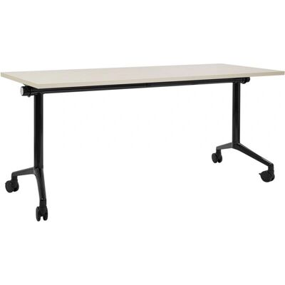 Bureau pliable en métal réglable Beliani - Table moderne pour bureau - Publicité Bureau pliable en métal réglable Beliani - Table moderne pour bureau - Publicité