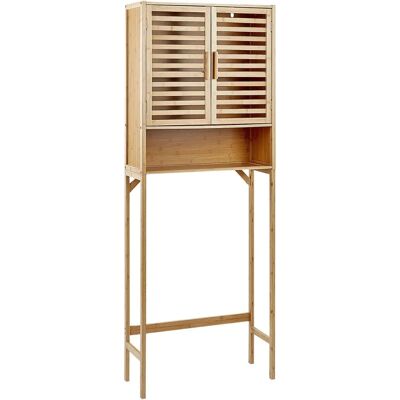 Étagère de salle de bain Beliani en bambou - Meuble moderne en bois clair - Publicité Étagère de salle de bain Beliani en bambou - Meuble moderne en bois clair - Publicité