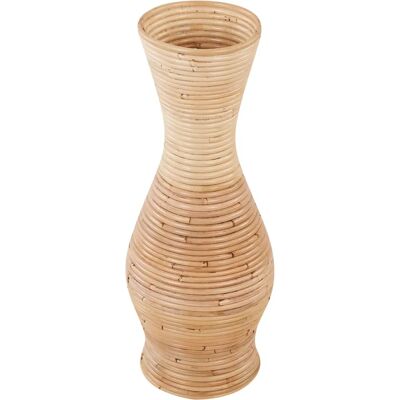 Vase en Rotin Beliani Trinisa - Décoration Bohème Rustique - Publicité Vase en Rotin Beliani Trinisa - Décoration Bohème Rustique - Publicité