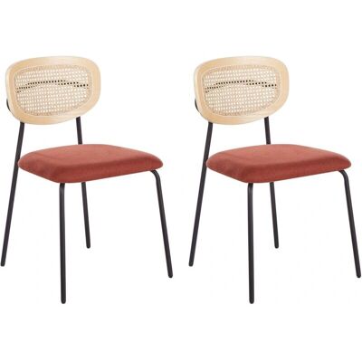 Beliani Mayetta - Chaises de salle à manger modernes - 2 pcs - Publicité Beliani Mayetta - Chaises de salle à manger modernes - 2 pcs - Publicité