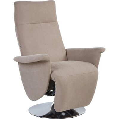 Sillón reclinable Beliani Taupe - Silla ajustable moderna Sillón reclinable Beliani Taupe - Silla ajustable moderna