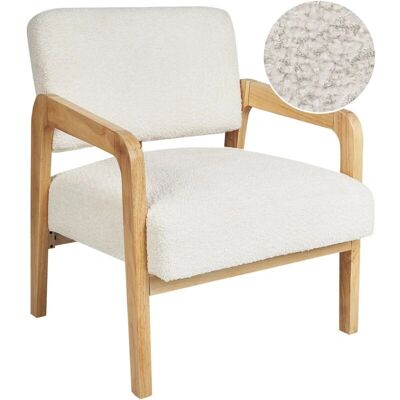 Beliani Hjo Leichtes Holz Retro Sessel Beliani Hjo Leichtes Holz Retro Sessel