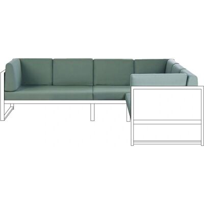 Ensemble de housses de coussin BELIANI Castella - Mobilier d'extérieur - Publicité Ensemble de housses de coussin BELIANI Castella - Mobilier d'extérieur - Publicité