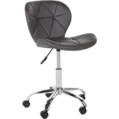 Chaise de bureau Beliani Valetta - Réglable, Simili cuir, Moderne - Publicité Chaise de bureau Beliani Valetta - Réglable, Simili cuir, Moderne - Publicité
