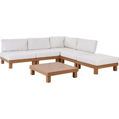 Beliani Sanza Modular Garden Sofa Set - Modern Outdoor Lounge Beliani Sanza Modular Garden Sofa Set - Modern Outdoor Lounge