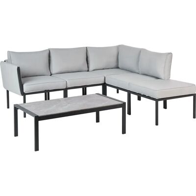 Ensemble lounge Beliani - Mobilier moderne pour extérieur - Publicité Ensemble lounge Beliani - Mobilier moderne pour extérieur - Publicité
