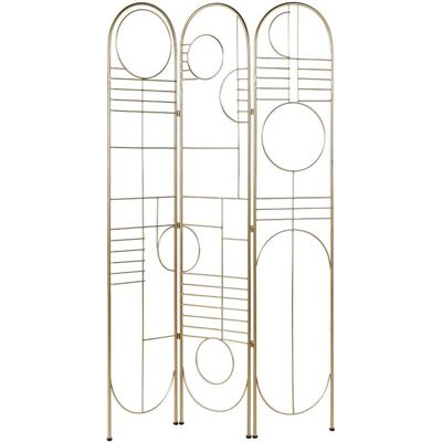 Beliani - Malli Turania - Kultainen metallinen huoneenjakaja - 170cm Beliani - Malli Turania - Kultainen metallinen huoneenjakaja - 170cm
