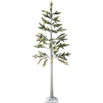 Sapin de Noël artificiel 180cm style scandinave enneigé - Publicité Sapin de Noël artificiel 180cm style scandinave enneigé - Publicité