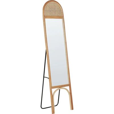 Beliani Brussey Standspiegel - Boho Stil Handgefertigt Rattan Beliani Brussey Standspiegel - Boho Stil Handgefertigt Rattan
