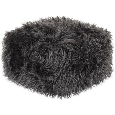 Beliani Mukki - Musta Neliön Muotoinen Puf Faux Fur - Koti Dekorointi Beliani Mukki - Musta Neliön Muotoinen Puf Faux Fur - Koti Dekorointi