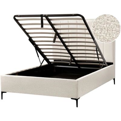 Beliani Sezanne Sänky with Storage - Modern, White, 150x215 cm Beliani Sezanne Sänky with Storage - Modern, White, 150x215 cm