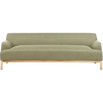 Beliani Malli 219x83x74 - 3-hengen Elegantti Kangassohva Harmaa Beliani Malli 219x83x74 - 3-hengen Elegantti Kangassohva Harmaa