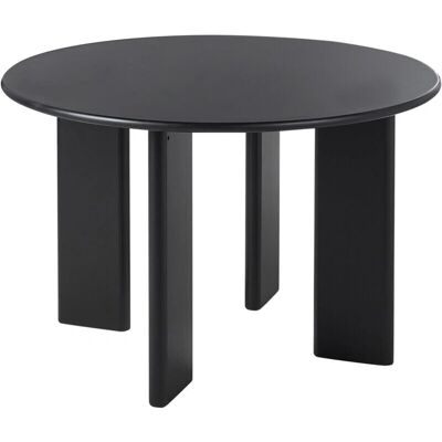 Table à manger moderne Beliani Cosmo en MDF - 120cm Noir - Publicité Table à manger moderne Beliani Cosmo en MDF - 120cm Noir - Publicité