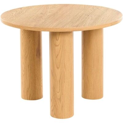 Beliani Senoia retro pyöreä MDF-sohvapöytä - Sohvapöytä Beliani Senoia retro pyöreä MDF-sohvapöytä - Sohvapöytä