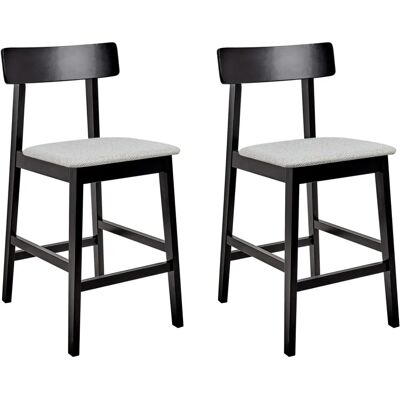 Beliani Isanti Tabouret de Bar en bois de caoutchouc - Style rétro - Publicité Beliani Isanti Tabouret de Bar en bois de caoutchouc - Style rétro - Publicité