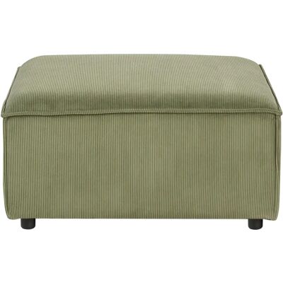 Beliani Ardal Puf Modular de Terciopelo Verde Beliani Ardal Puf Modular de Terciopelo Verde