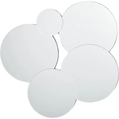 Beliani Clais Wandspiegel - Moderner runder Glasdekoration 80x82cm Beliani Clais Wandspiegel - Moderner runder Glasdekoration 80x82cm