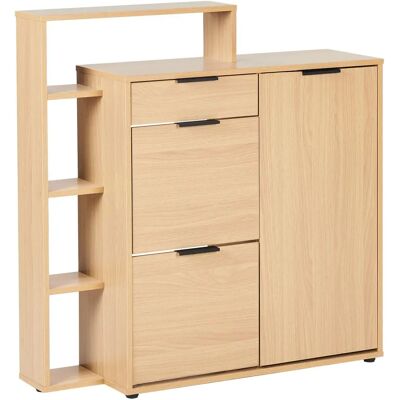 BELIANI Mirani Armario para zapatos estilo escandinavo - Mueble de almacenamiento BELIANI Mirani Armario para zapatos estilo escandinavo - Mueble de almacenamiento