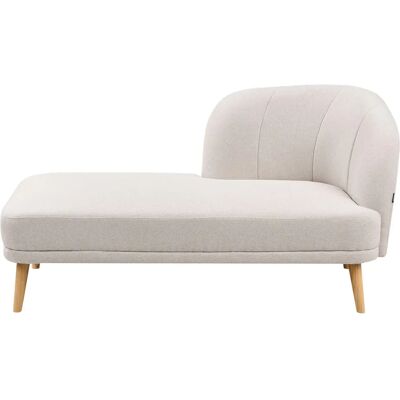Beliani Tanlay Classique Polyester Droite Chaise Longue - Publicité Beliani Tanlay Classique Polyester Droite Chaise Longue - Publicité