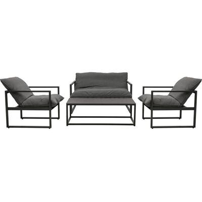 Outdoor Living - Coral Loungeset 4tlg - Aluminium - Loungeset Outdoor Living - Coral Loungeset 4tlg - Aluminium - Loungeset