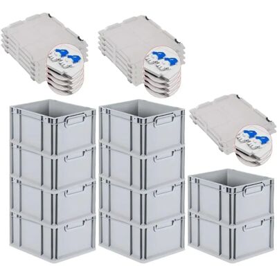 PROREGAL - Bac Euro NextGen Grip - 22x30x40cm - 20L - Storage Bin PROREGAL - Bac Euro NextGen Grip - 22x30x40cm - 20L - Storage Bin