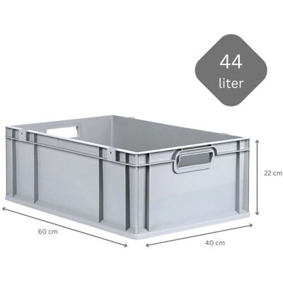 PROREGAL Euro NextGen Grip Aufbewahrungsbehälter Grün 22x40x60cm 44L PROREGAL Euro NextGen Grip Aufbewahrungsbehälter Grün 22x40x60cm 44L