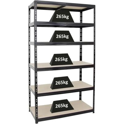 PROREGAL - GIANT TIGER XL - 220cm - Noir - Étagère de rangement - Publicité PROREGAL - GIANT TIGER XL - 220cm - Noir - Étagère de rangement - Publicité