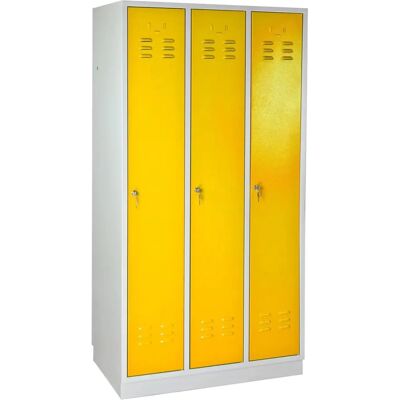 PROREGAL - ERMINE - 178x89x50cm - grau/gelb - Kleiderschrank PROREGAL - ERMINE - 178x89x50cm - grau/gelb - Kleiderschrank