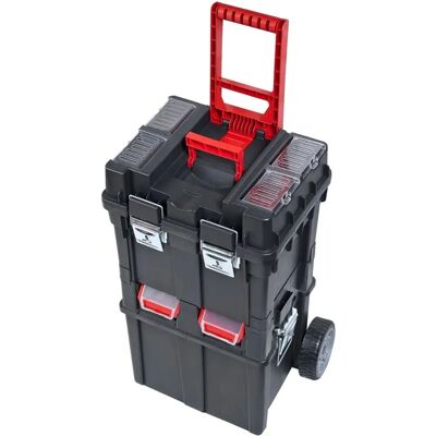PROREGAL - Mallette à outils Plus sur roulettes - Schwarz PROREGAL - Mallette à outils Plus sur roulettes - Schwarz