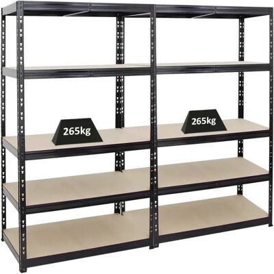 PROREGAL - Mega Deal 2x - 180x100x60 cm - Étagère - Publicité PROREGAL - Mega Deal 2x - 180x100x60 cm - Étagère - Publicité