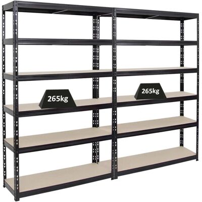 PROREGAL - Mega Deal TIGER - 200x120x40cm - 6 niveaux - Étagère - Publicité PROREGAL - Mega Deal TIGER - 200x120x40cm - 6 niveaux - Étagère - Publicité