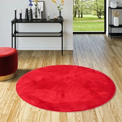 Pergamon - Melia Rund - 160 x 160 cm - Tapis en polyester - Publicité Pergamon - Melia Rund - 160 x 160 cm - Tapis en polyester - Publicité