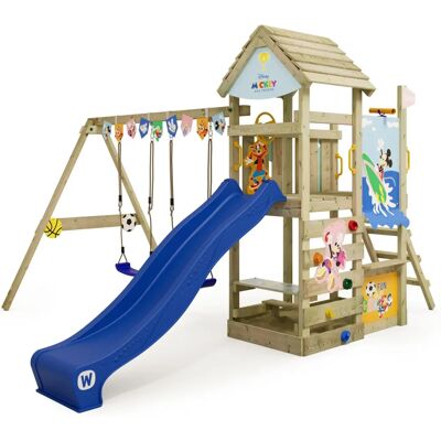 Wickey Disney Abenteuer Spielplatz - Holzspielgerät mit Schaukel & Rutsche Wickey Disney Abenteuer Spielplatz - Holzspielgerät mit Schaukel & Rutsche
