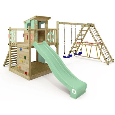 Wickey Pastel Green Playground Smart Surf with Slide & Climbing - Playground Wickey Pastel Green Playground Smart Surf with Slide & Climbing - Playground