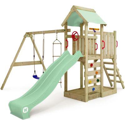 Parque infantil de madera Wickey MultiFlyer con columpio y tobogán - Parque Parque infantil de madera Wickey MultiFlyer con columpio y tobogán - Parque