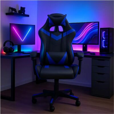 HTI-Living Krit Gaming Stuhl - Ergonomisch, Verstellbar, Sportlich - Schreibtischstuhl HTI-Living Krit Gaming Stuhl - Ergonomisch, Verstellbar, Sportlich - Schreibtischstuhl