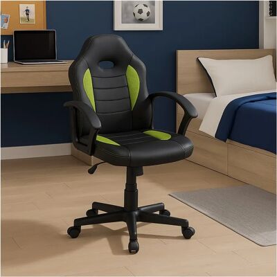 HTI-Living Daytona Junior Schwarz-Grün Office chair HTI-Living Daytona Junior Schwarz-Grün Office chair